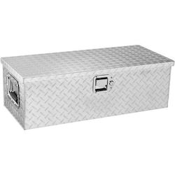 Cutie Depozitare Unelte Toolbox Camionetă Camping Impermeabilă Aluminiu 2 X Chei 762 X 330 X 244 Mm Gri Cutie Depozitare Unelte Toolbox Camionetă Camping Impermeabilă Aluminiu 2 X Chei 762 X 330 X 244 Mm Gri