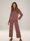 De Lafense Winter Women's Pyjama Set Mocha