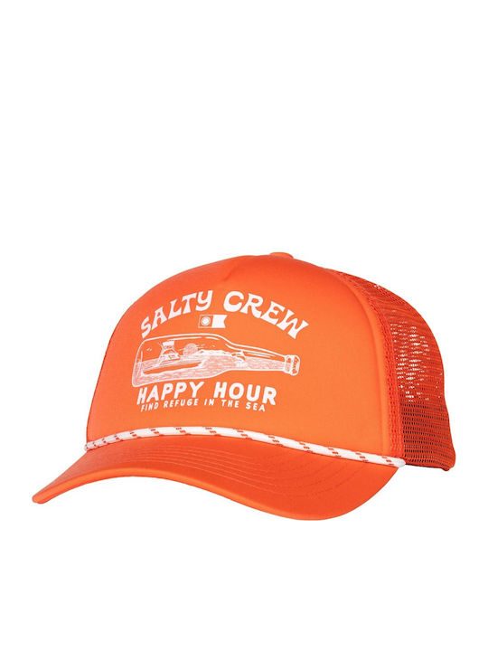 Salty Crew Pitstop Trucker Cap Chili Pepper