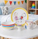 Galifas Feeding Set made of Porcelain Multicolour 4pcs