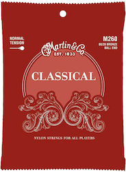M260 Martin Classical String Set Bronze Wound & Clear Nylon M260 Martin Classical String Set Bronze Wound & Clear Nylon