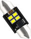 Vencore 3216-10132 C5w Festoon Canbus Gen4 31mm Крушка LED Тръбна Основa C5w 31mm Festoon Canbus Gen4 4 Smd 3020 1.35w 220 Лумен 8-48 Волта Хладно Бяло 6000k