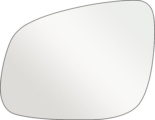 Left Mirror Glass Compatible Chevrolet Spark M300