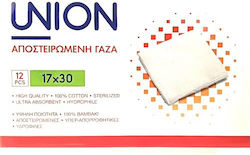 Union Cosmetic Medical Gauze 17x30cm 12 Pieces Union Cosmetic Medical Gauze 17x30cm 12 Pieces