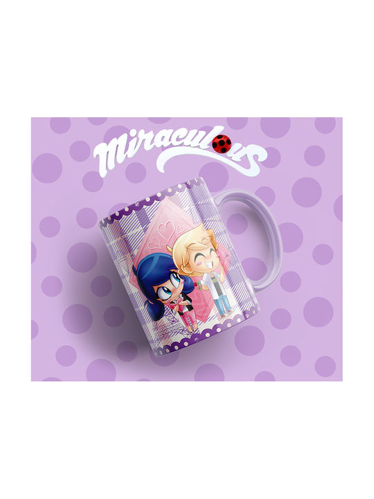 Digital Place Ladybug Mug Ceramic White 330ml