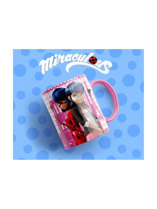 Digital Place Ladybug Mug Ceramic White 330ml