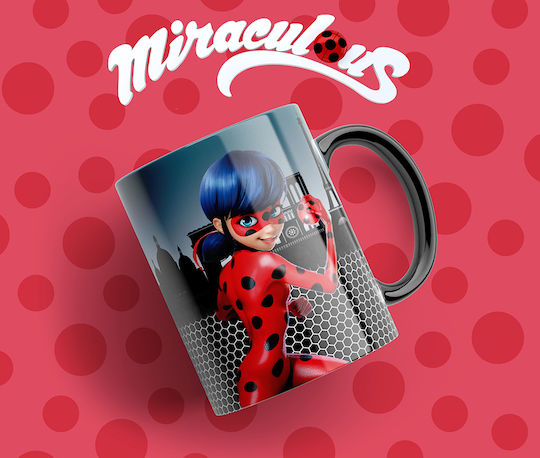 Digital Place Ladybug Becher Keramik Weiß 330ml