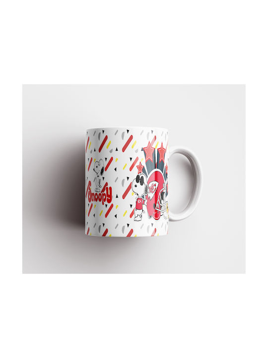 Digital Place Snoopy Mug Ceramic White 330ml
