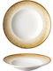 Lukanda Cavo Plate Pasta made of Porcelain Yellow 27cm 6pcs