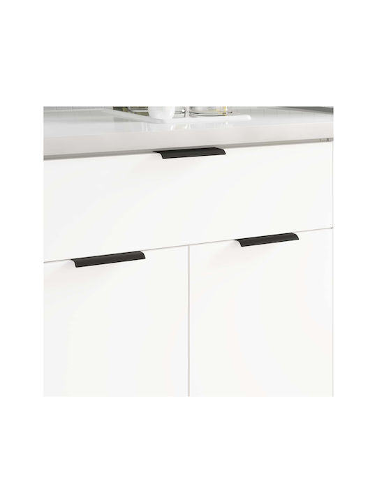 vidaXL 725 Pcs Handle Furniture made of Metallic Black 864697 1pcs