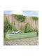 vidaXL Ghiveci De Flori Metalic Verde Pastel 290x100x45cm
