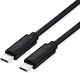 Roline USB 2.0 Cable USB-C male - USB-C 240W Μαύρο 2m 11.02.9105