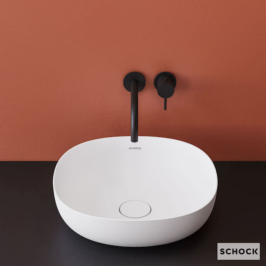 Schock White Porcelain Vessel Sink 39x39cm