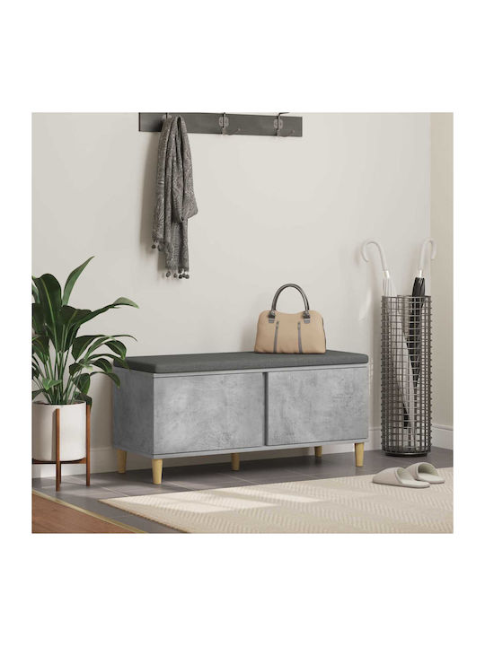 Eingangsmöbel mit Bank Gray 60x38x46cm