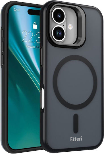 Etteri Back Cover Silicon Negru (iPhone 17)