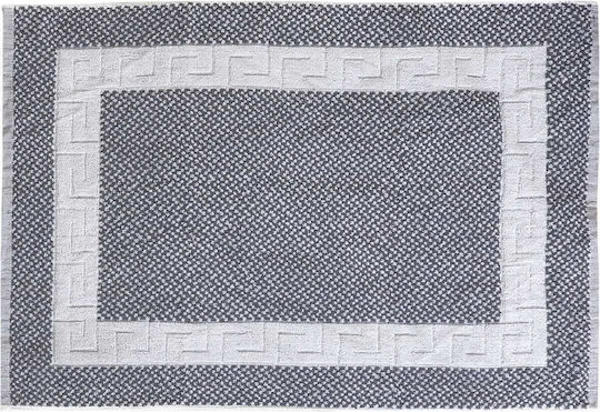 Beauty Home Bath Mat Ε3017 Grey, White 50x75cm