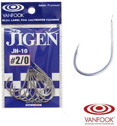 Cârlige De Pescuit Vanfook Jh-10 – 10 Până La 15 Bucăți Pe Pachet Light Jigging 2/0