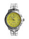 Catamaran Men's Watch 31mm Battery with Silver Metal Bracelet