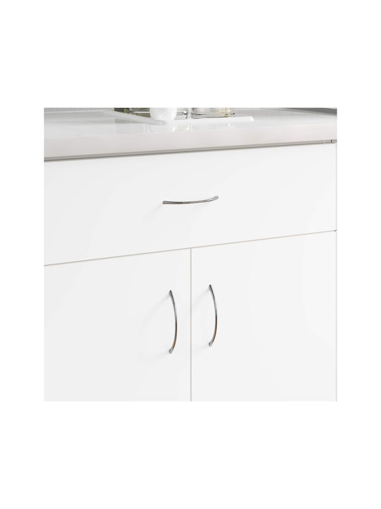 vidaXL Handle Furniture made of Metallic Silver 864689 2pcs