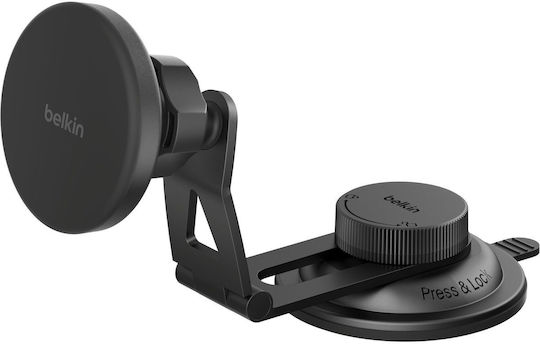 Belkin Car Mobile Mount with Magnet and Wireless Charging Black