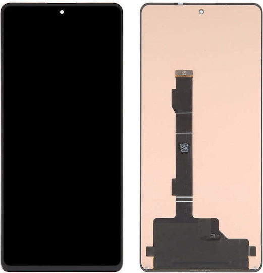 Oled Екран Сензорен Механизъм Подрамка Черен Xiaomi Redmi Note 12 Pro 5G Poco X5 Pro 5G Oem