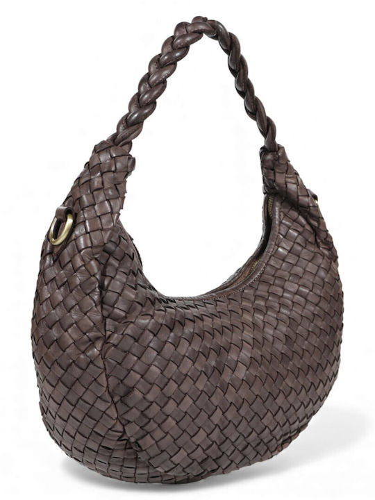 Passaggio Leather Δερμάτινη Γυναικεία Τσάντα Ώμ...