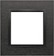 Simon 54 Nature Frame 1-Fold Metal Inox Dark Drn1/83