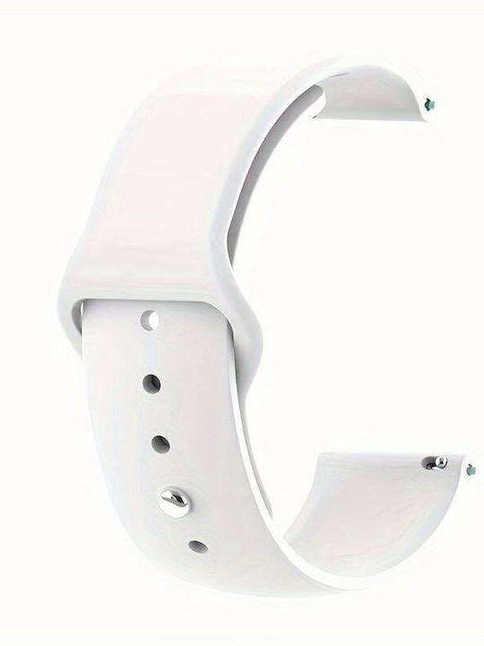 Wsshe Rubber Strap White 22mm