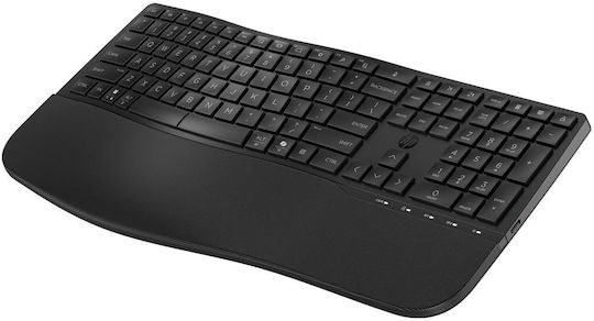 HP 680 Comfort Безжично Само клавиатура Английски US Черен
