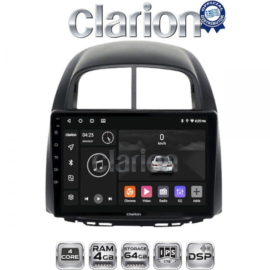 Clarion Ηχοσύστημα Αυτοκινήτου για Daihatsu Sirion Subaru Justy 2005 (Bluetooth/USB/WiFi/GPS/Apple-Carplay/Android-Auto)