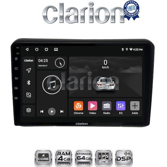 Clarion Car Audio System for Honda HR-V 2015 (Bluetooth/USB/WiFi/GPS/Apple-Carplay/Android-Auto)