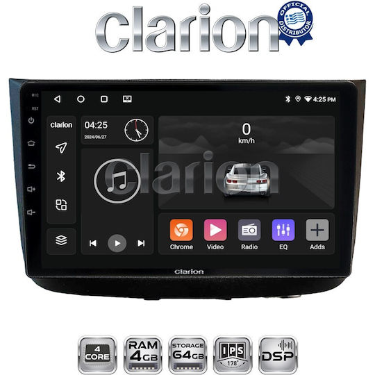 Clarion Автомобилна Аудио Система (Блутут/USB/WiFi/GPS/Apple-Carplay/Android-Auto)