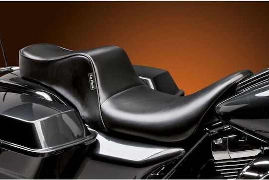 Le Pera Motorcycle Double Driver Passenger Seat Harley-Davidson Lepera Cherokee 2-up Seat Smooth