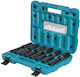 Makita Nüsse mit Vierkant-Antrieb 1/2" Set 10Stück