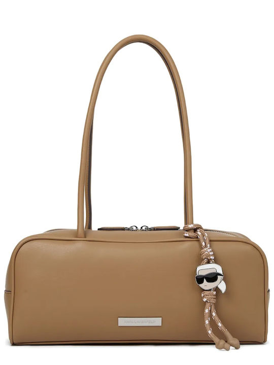 Karl Lagerfeld Ikon Women's Bag Shoulder Beige