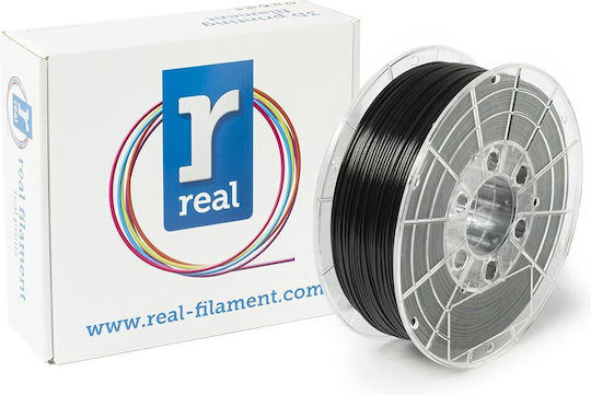 Real Filament PETG 3D Printer Filament 1.75mm Black 3kg 1 Piece (Spool)