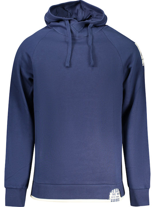 Sweatshirt with Hood Blue