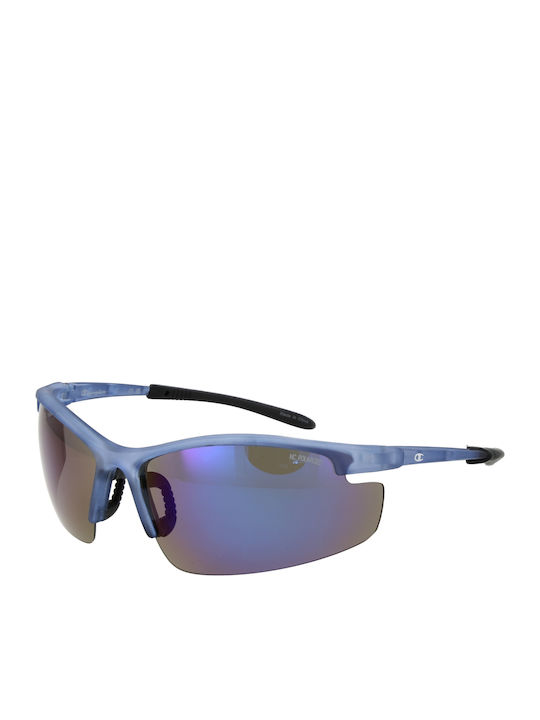 Champion Men's Sunglasses with Black Frame and Blue Lens CU5141-78C05
