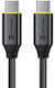 Tactical Fast Rope Плетена USB 3.1 Кабел USB-C мъжки - USB-C мъжки 100W 0.3м (57983127949)