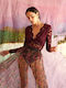 Γυναικείο Μακρυμάνικο Κορμάκι Madame Shoushou Coco Red 060000003201133