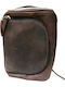 Bo-bags-brown Leder Kulturbeutel Braun