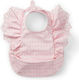 Elodie Details Bib Fabric with Hoop & Loop Fastener & Pocket Pink for 5 m+
