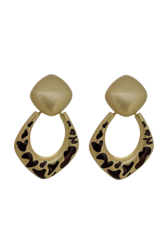 Ro-Ro Accessories Σκουλαρίκια Ρόμβος
