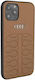 Audi Back Cover Leather Brown (iPhone 12 mini)
