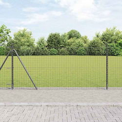 vidaXL Steel Fence Posts 13 Pieces Grey vidaXL Steel Fence Posts 13 Pieces Grey