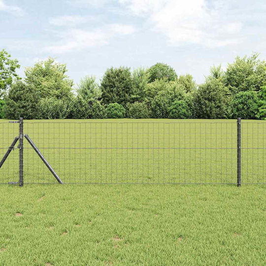 vidaXL Garden Fencing Material 7pcs Gray