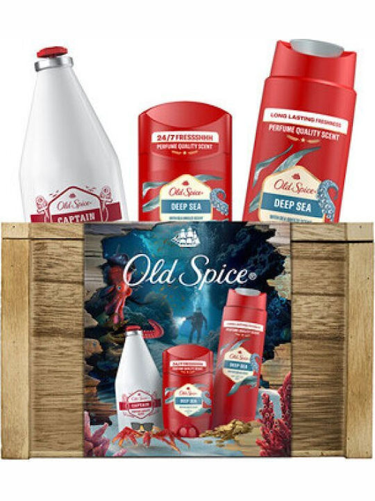 Old Spice Deep Sea Skin Care Set for Body Cleaning 3pcs