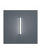 Helestra Modern Lamp Bathroom with Integrated LED and Warm White Light Black 4cm