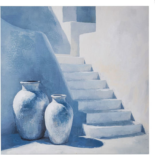 Iliadis Greek Island Πίνακας σε Καμβά 80x80cm