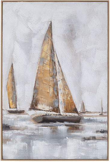 Iliadis Sail Boat Painting Oil Painting on Canvas 80x120cm